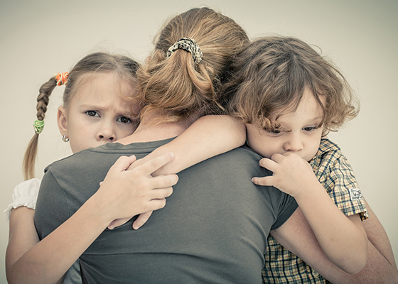 Famille triste